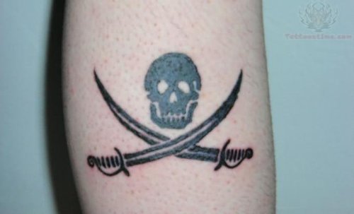 Pirate Sailor Jolly Roger Tattoo